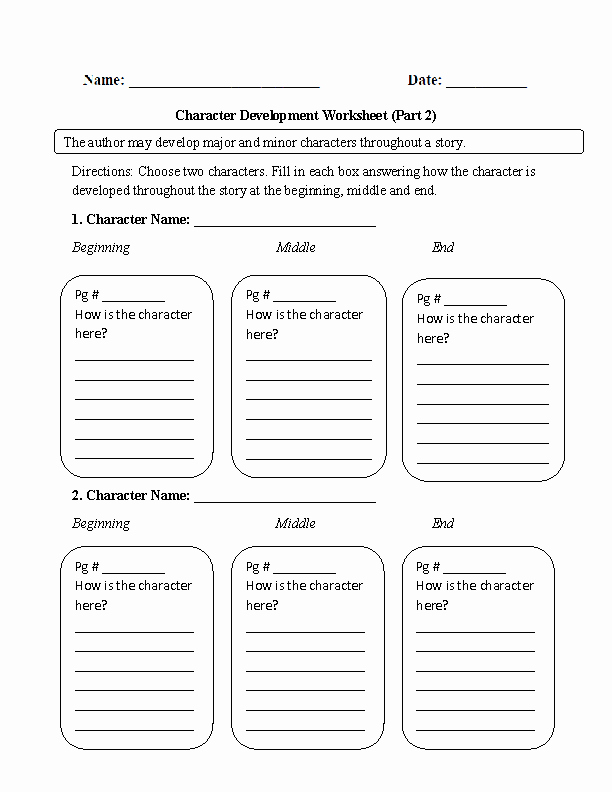 Character Traits Worksheet Pdf Beautiful Character Development Character Analysis Worksheet