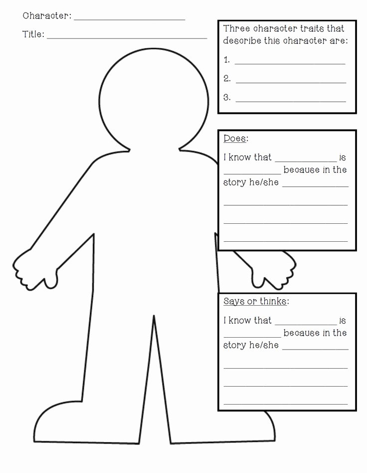 Character Traits Worksheet Pdf Inspirational Character Activities