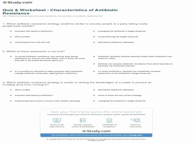 Characteristics Of Bacteria Worksheet Luxury Characteristics Bacteria Worksheet Free Printable