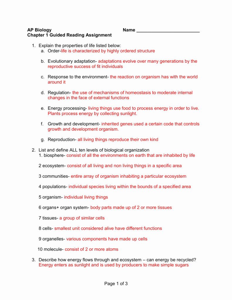 50 Characteristics Of Life Worksheet Answers Chessmuseum Template Library