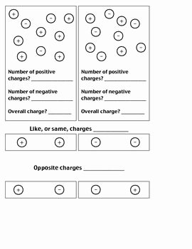 Charge and Electricity Worksheet Answers Inspirational Electrical Charges Mini Unit Education