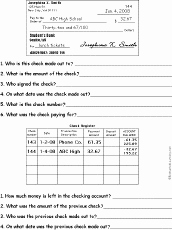 Checkbook Register Worksheet 1 Answers Awesome Checks and Checkbooks Learn How to Write Checks and