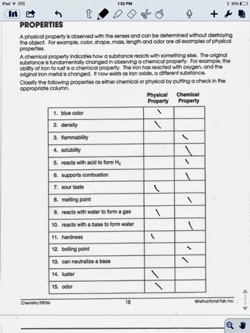 Chemical and Physical Change Worksheet Best Of Chemistry assignments Physical V Chemical Change Worksheet