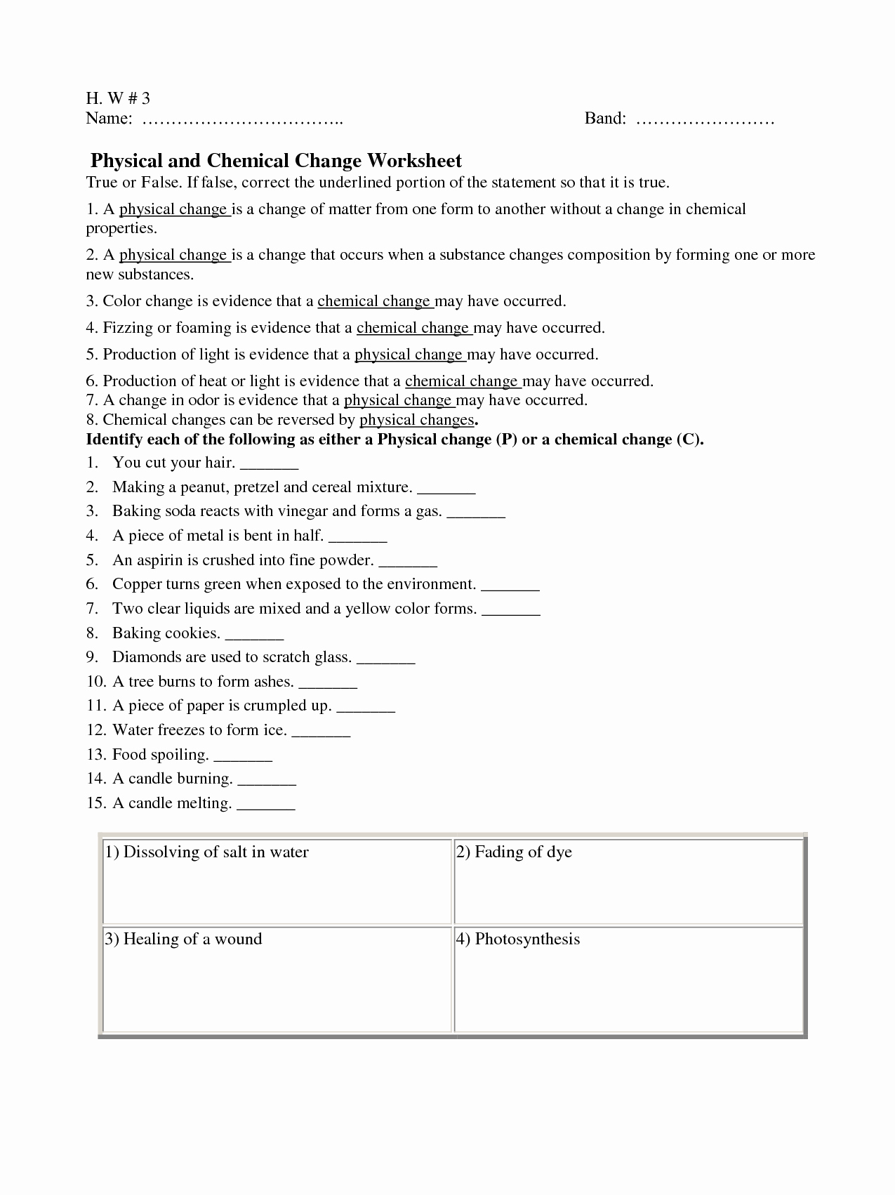 Chemical and Physical Changes Worksheet Awesome 13 Best Of Matter Worksheets to Print States Of