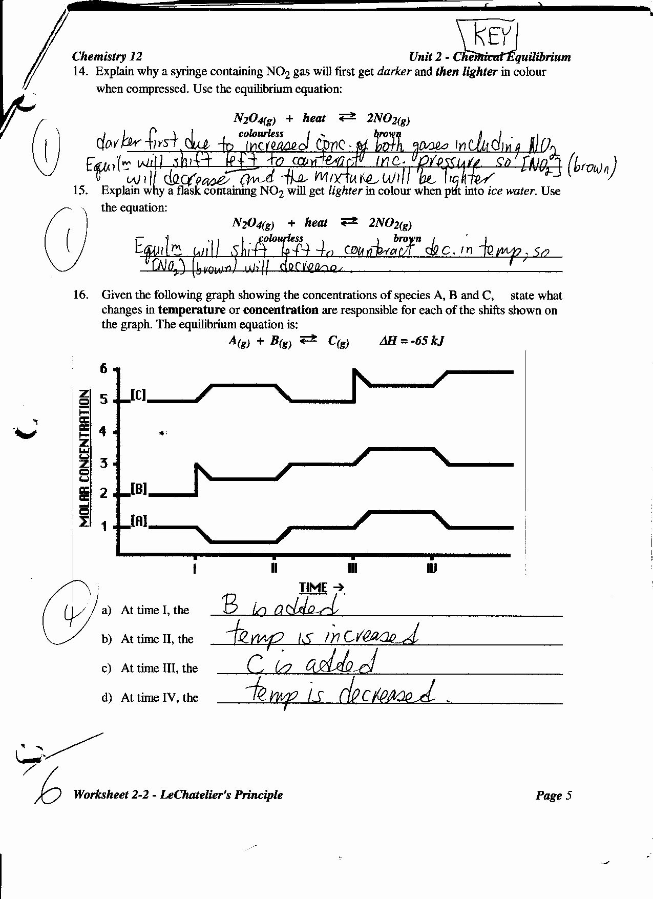 50 Chemistry Review Worksheet Answers