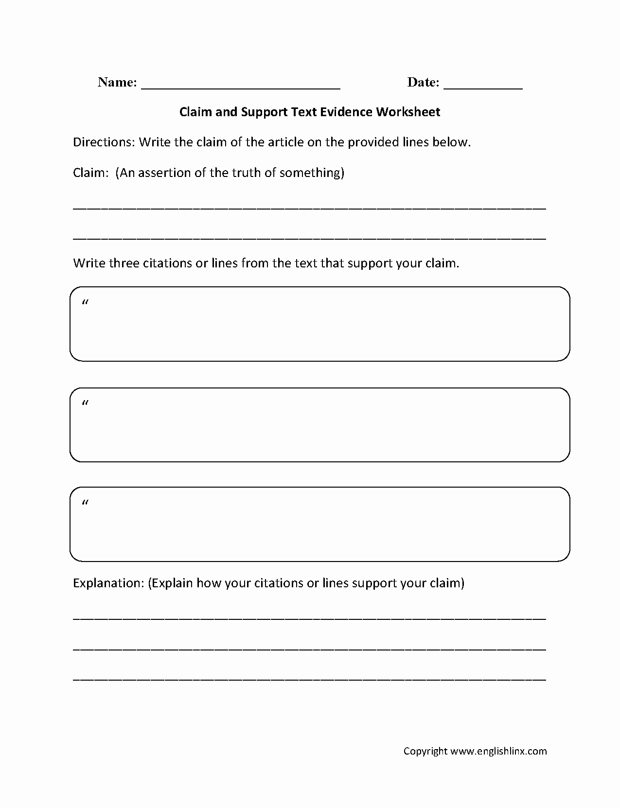 Citing Textual Evidence Worksheet Unique Citing Textual Evidence Worksheet Geo Kids Activities