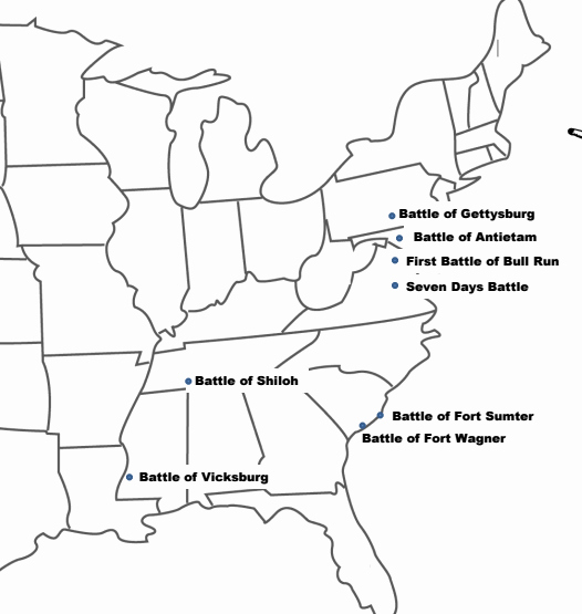 Civil War Battles Map Worksheet Fresh Unit 8 Maps Mr Langhorst S Classroom