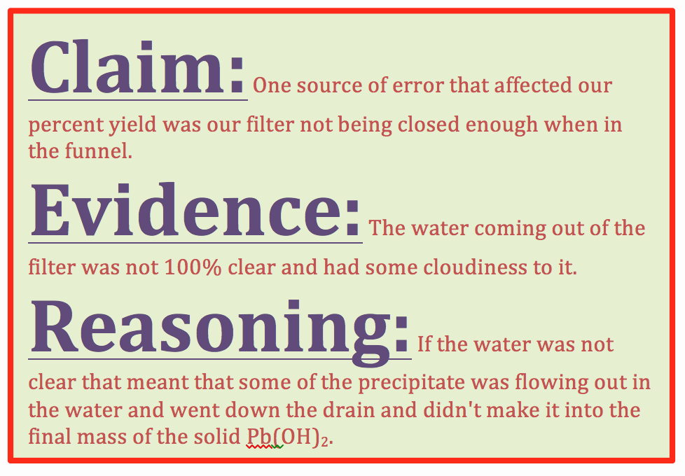 Claim Evidence Reasoning Science Worksheet Fresh Implementing the Claim Evidence Reasoning Framework In