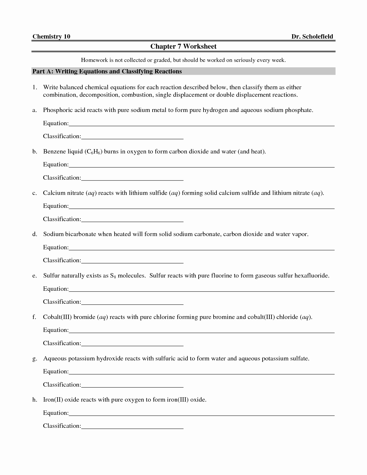 Classifying Chemical Reactions Worksheet Answers Inspirational 14 Best Of Classification Matter Worksheet