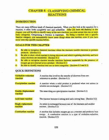 Classifying Chemical Reactions Worksheet Answers Unique Classifying Chemical Reactions Worksheet