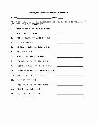 Classifying Chemical Reactions Worksheet New 13 Best Of Light the World Worksheets