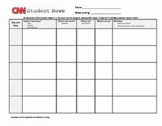 Cnn Students News Worksheet Awesome Cnn Student News Guided Worksheet