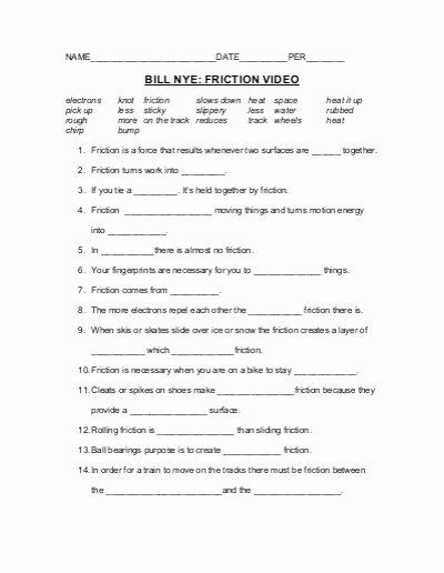 Coefficient Of Friction Worksheet Answers Best Of 39 Coefficient Friction Worksheet