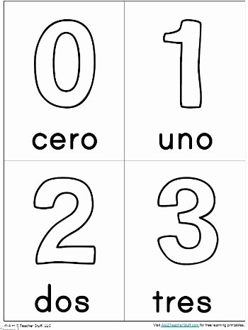 Colors In Spanish Worksheet Elegant Best 20 Spanish Numbers Ideas On Pinterest