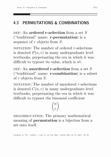 Combinations and Permutations Worksheet Elegant Permutations and Binations Worksheet Ctqr 150 1