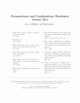 Combinations and Permutations Worksheet Fresh Opposites Aka Additive Inverse Worksheet Answer Key Well It S