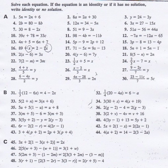 Combining Like Terms Equations Worksheet Beautiful solving Equations with Distributive Property and Bining