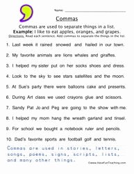 Commas In A Series Worksheet Unique 1000 Images About Ma Worksheets On Pinterest