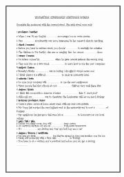 Commonly Confused Words Worksheet New English Teaching Worksheets Education