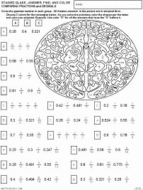 Comparing Fractions and Decimals Worksheet Elegant Preview Of Math Art Page Long Division Level 1