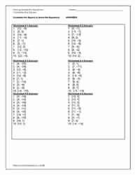 Complete the Square Worksheet Beautiful Pleting the Square Worksheets