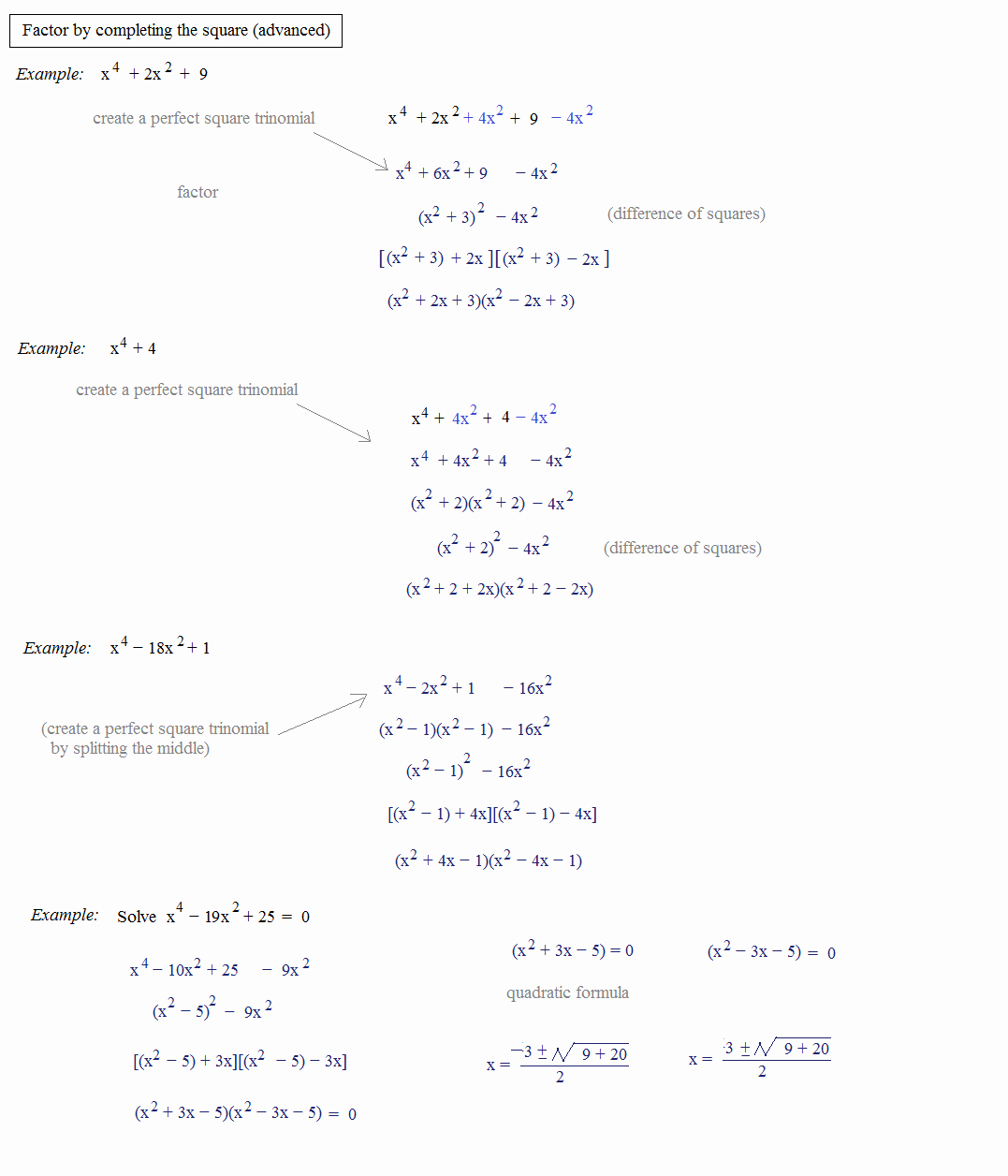 Completing the Square Practice Worksheet Unique Math Plane Pleting the Square &amp; Quadratic formula