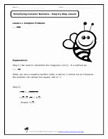 Complex Numbers Worksheet Answers Unique Simplifying Plex Numbers Worksheets