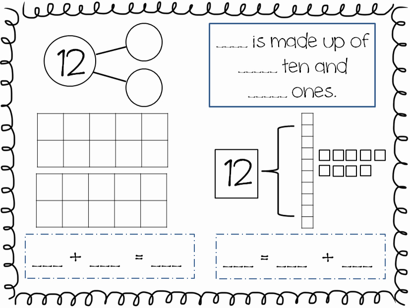 Composing and Decomposing Numbers Worksheet Beautiful Abc S 123 S for Me