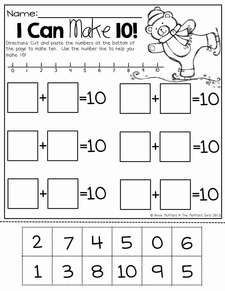 Composing and Decomposing Numbers Worksheet Best Of I Can Make 10 De Posing Numbers and Different Ways to