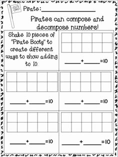 Composing and Decomposing Numbers Worksheet Luxury Math Coach S Corner Posing and De Posing Numbers