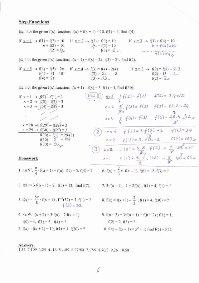 Composite Function Worksheet Answers Lovely Posite Functions Worksheet