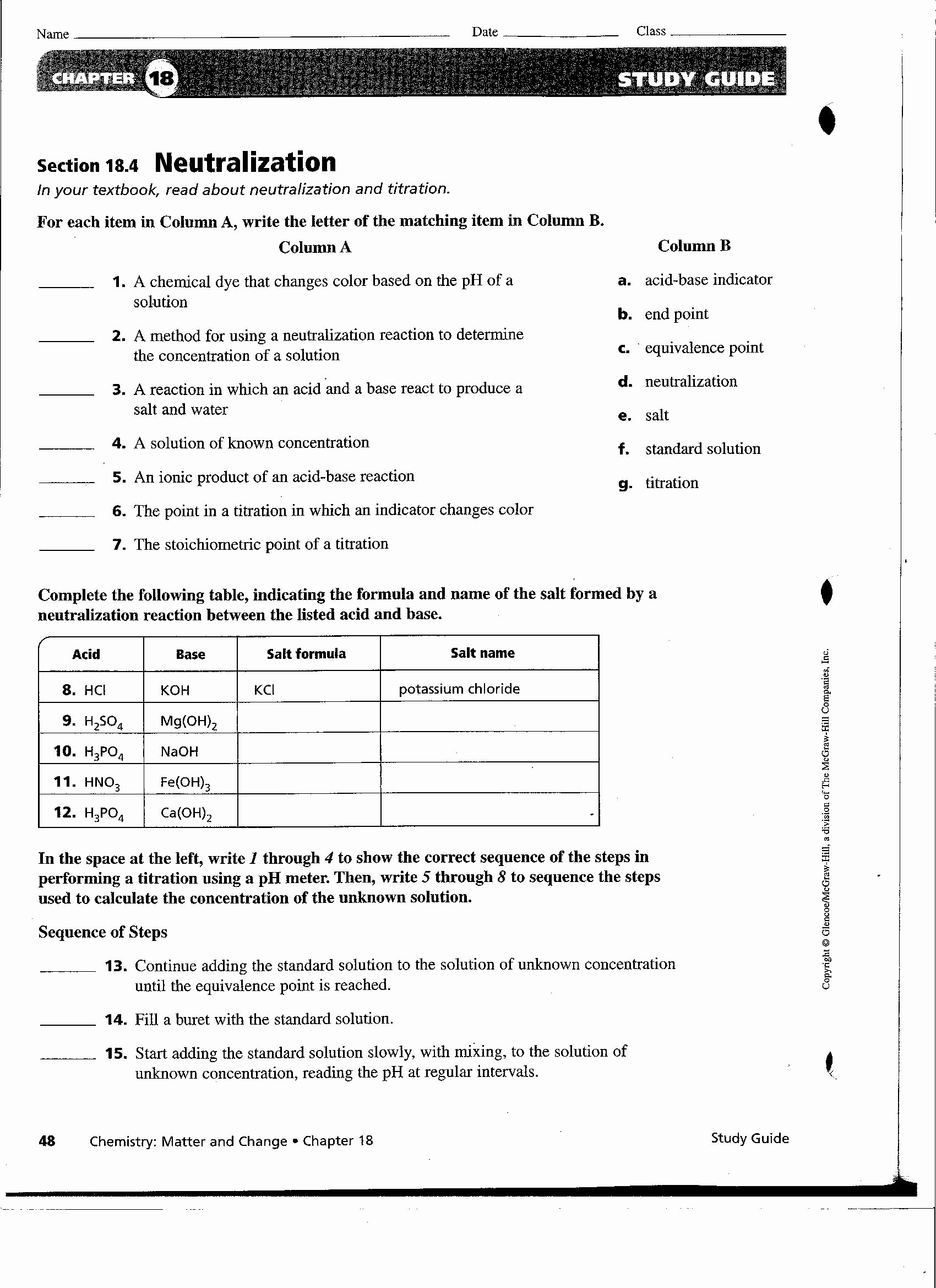 Composition Of Matter Worksheet Answers New General Chemistry – Nancy Brim