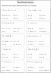 Compound Inequalities Worksheet Answers Inspirational Pound Inequalities Worksheets