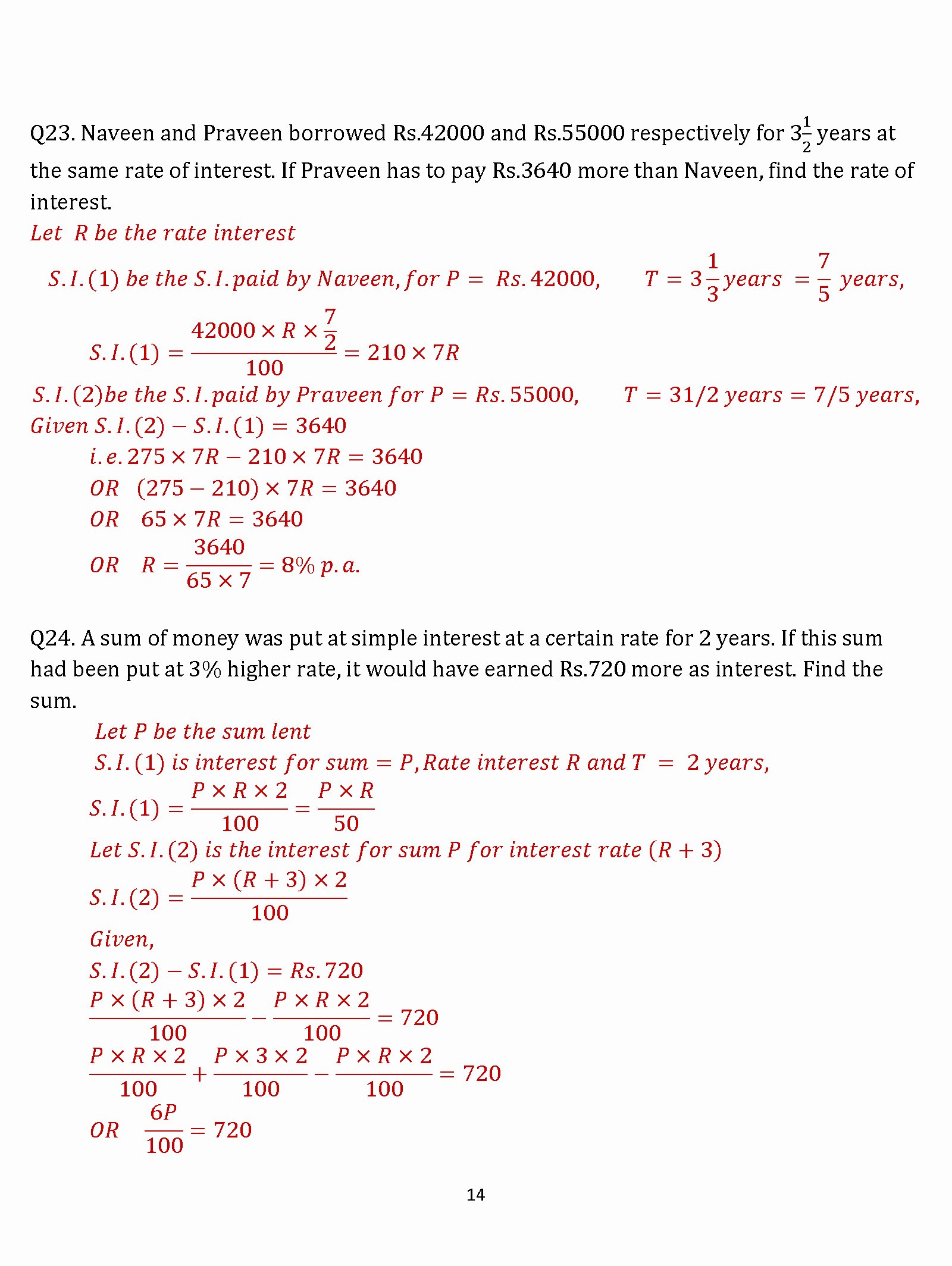 50 Compound Interest Worksheet Answers