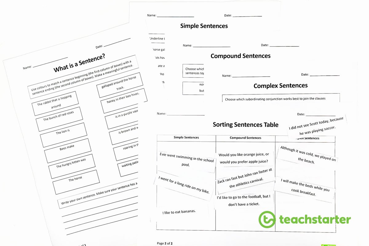 Compound Sentences Worksheet Pdf New 10 Most Downloaded Resources In February 2018 Teach