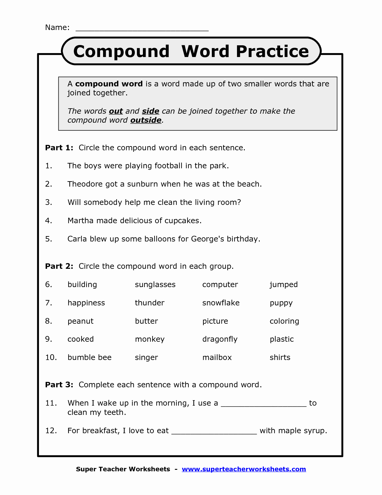 Compound Sentences Worksheet Pdf Unique 18 Best Of Pound Sentences Worksheet 3rd Grade
