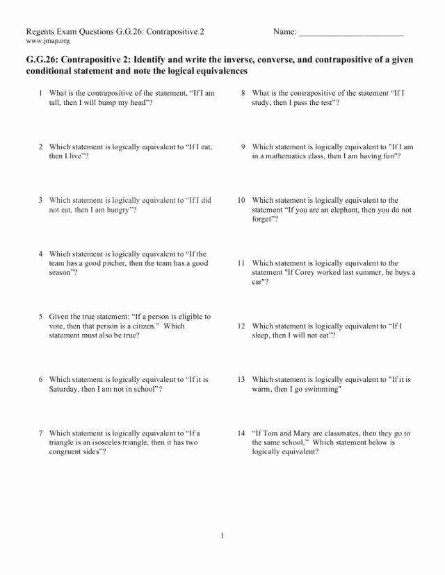 Conditional Statement Worksheet Geometry Elegant Conditional Statements Worksheet