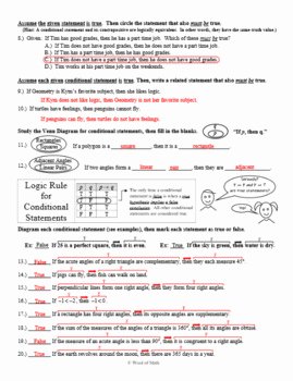 Conditional Statement Worksheet Geometry Inspirational Geometry Worksheet and Partner Activity Conditional