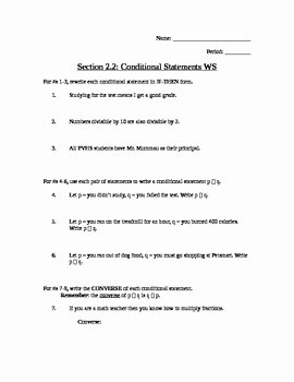 Conditional Statements Worksheet with Answers Fresh Collection Of Conditional Statements Worksheet Bluegreenish