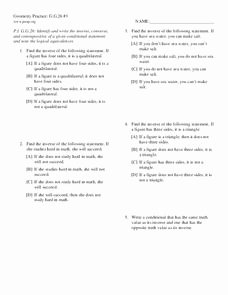 Conditional Statements Worksheet with Answers Lovely Geometry Practice Gg 26 3 Conditional Statements