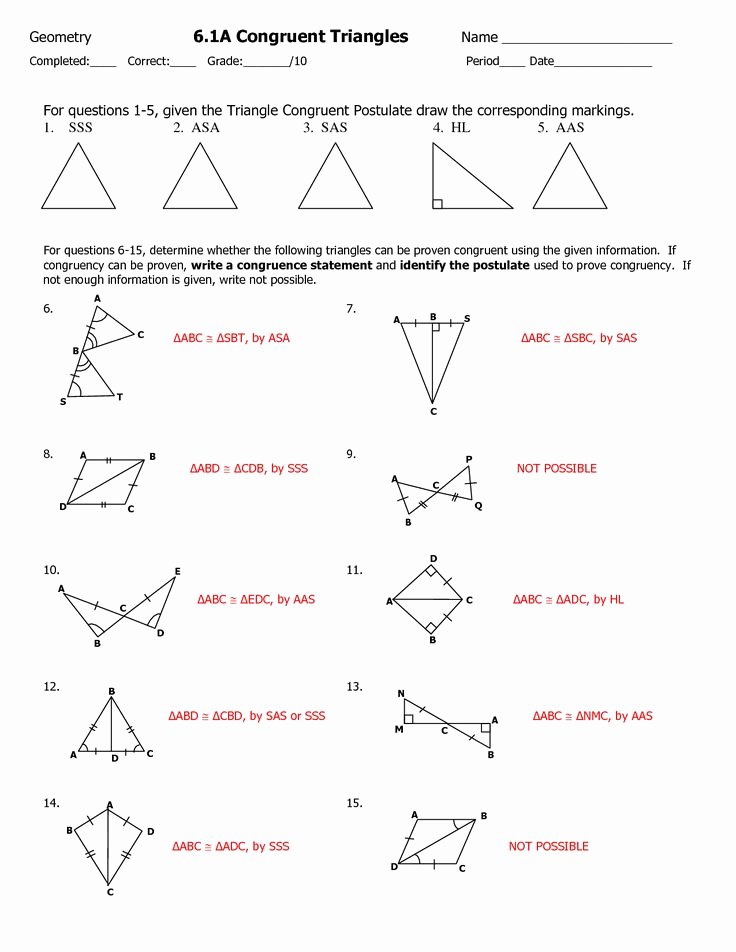 Unit 4 Congruent Triangles Homework 5 Answers Blog Archives MRS