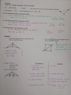 Congruent Triangles Worksheet Answers Unique 8 Best Congruent Triangles Images In 2016