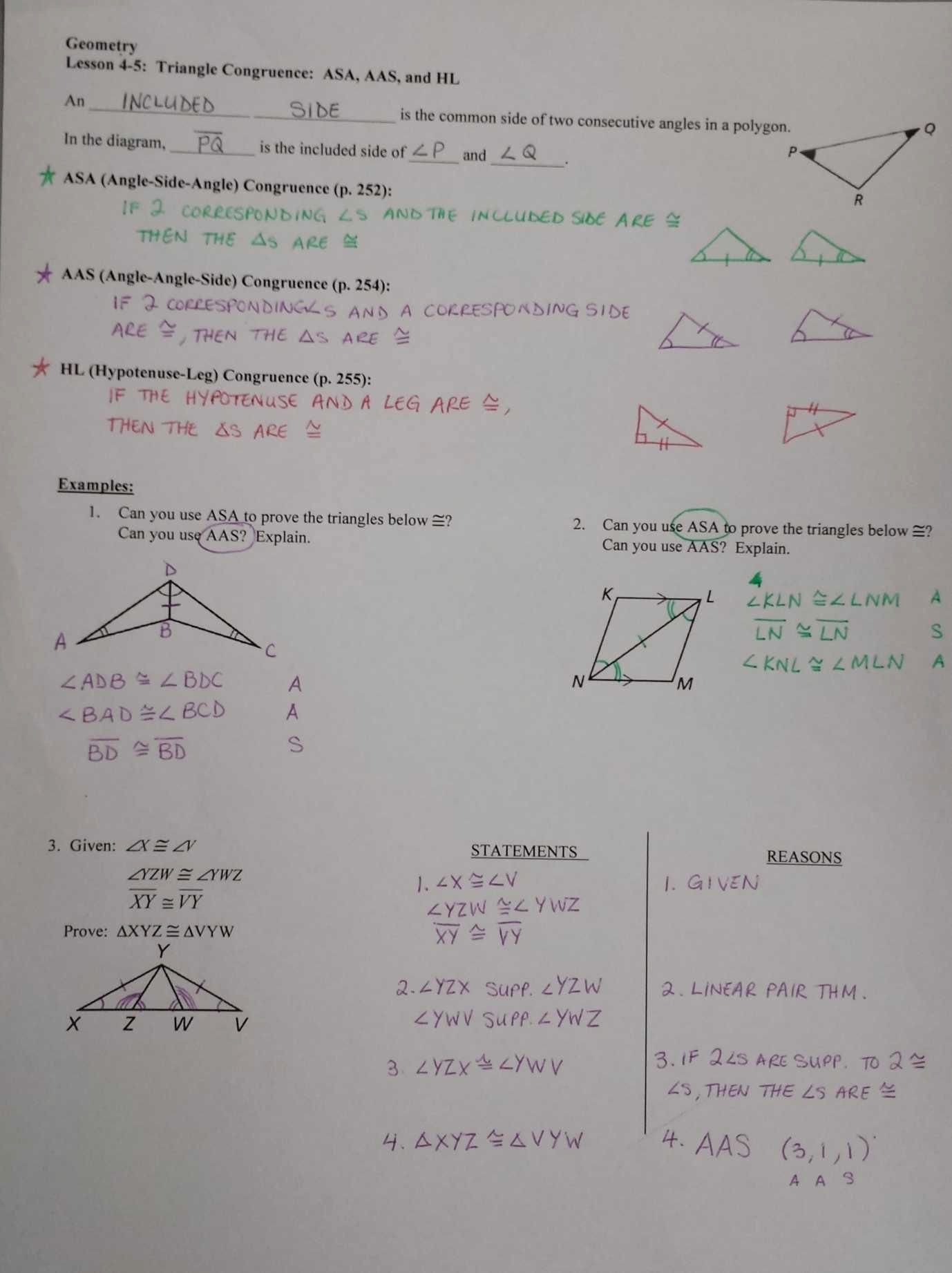 Congruent Triangles Worksheet with Answer Lovely 2 8b Angles Triangles Worksheet Answers