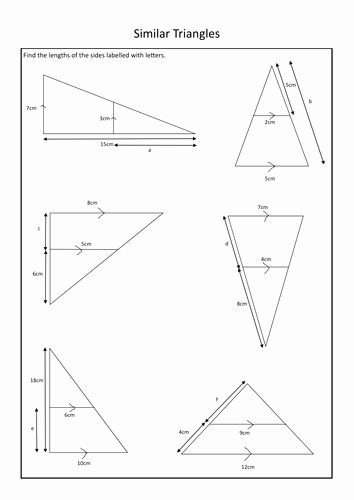 Congruent Triangles Worksheet with Answers Best Of Similar Triangles Worksheet by Wendysinghal