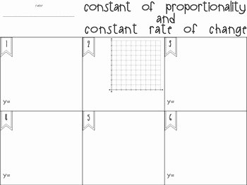 Constant Of Proportionality Worksheet Unique Constant Of Proportionality and Constant Rate Of Change