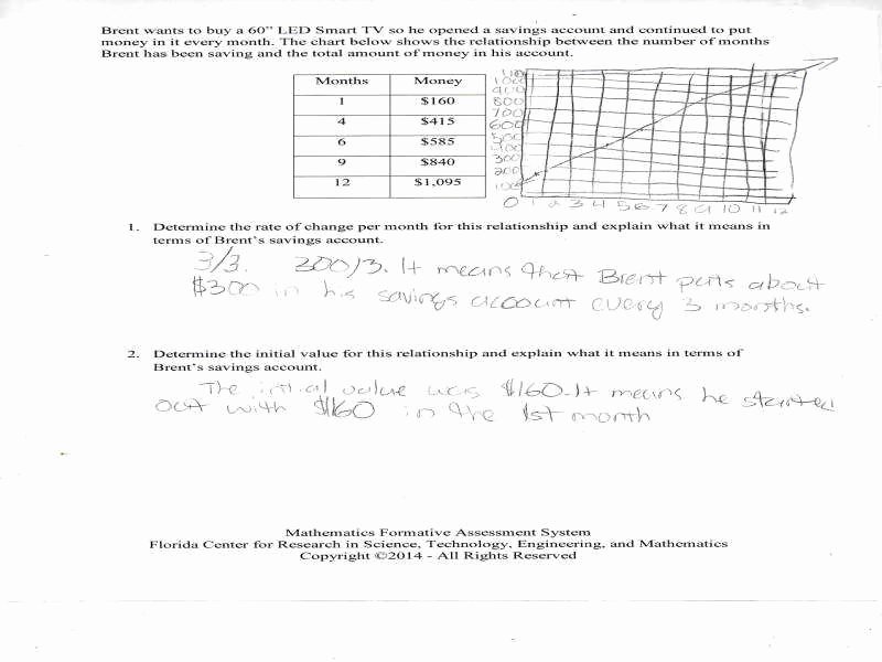 Constant Rate Of Change Worksheet Awesome Constant Rate Change Worksheet