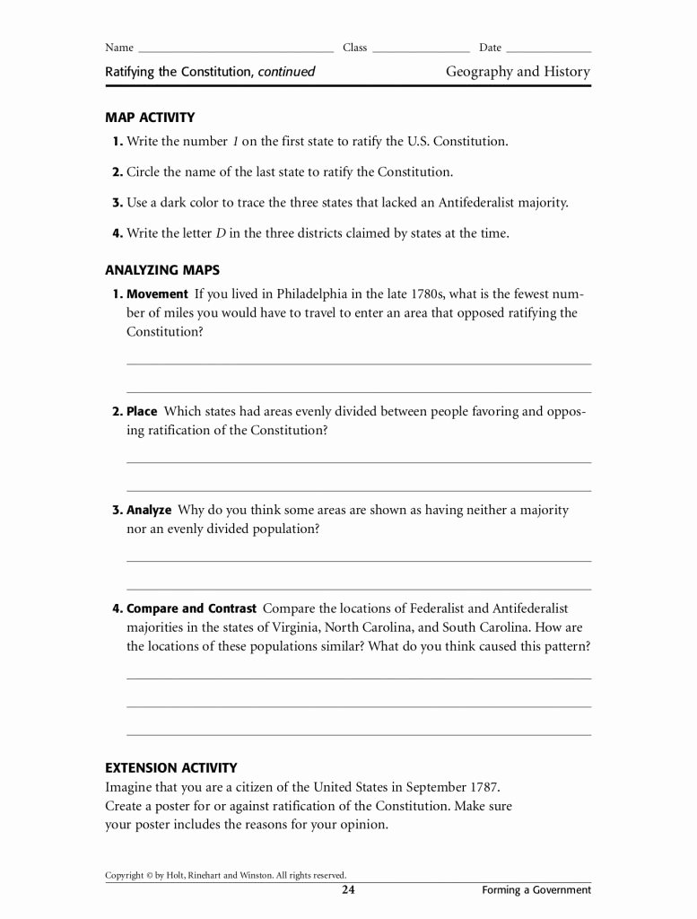 Constitutional Principles Worksheet Answers New the Birth Constitution Worksheet Answer Key Math