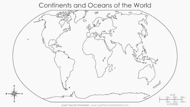 Continents and Oceans Worksheet Pdf Elegant Best 38 Zany Blank World Map Printable