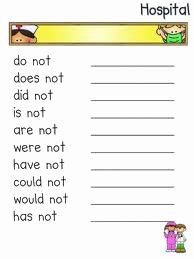 Contractions Worksheet 2nd Grade New Second Grade Worksheets and Google Search On Pinterest