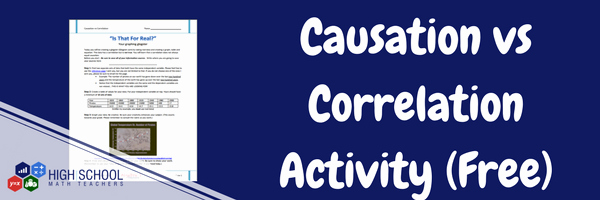 Correlation Vs Causation Worksheet Elegant Correlation Vs Causation Activity Free